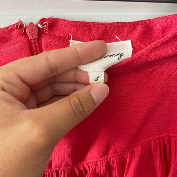 Elegant Red Maxi Skirt - Picture 4 of 4